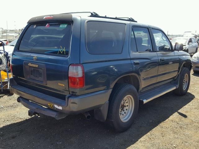 JT3GM84R7V0008893 - 1997 TOYOTA 4RUNNER GREEN photo 4