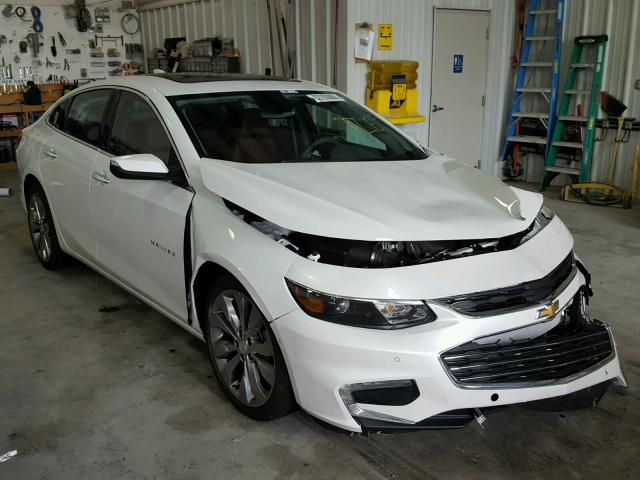 1G1ZH5SX1GF185909 - 2016 CHEVROLET MALIBU PRE WHITE photo 1