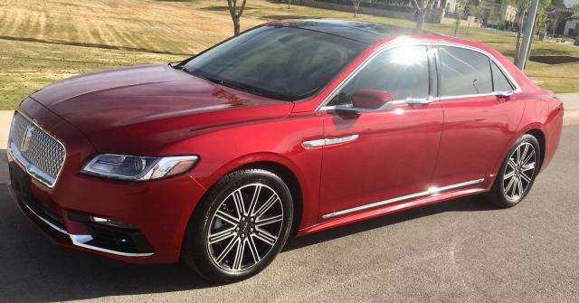 1LN6L9RP8H5608784 - 2017 LINCOLN CONTINENTA Rot Foto 2