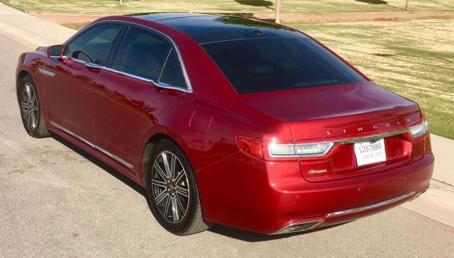 1LN6L9RP8H5608784 - 2017 LINCOLN CONTINENTA RED photo 3