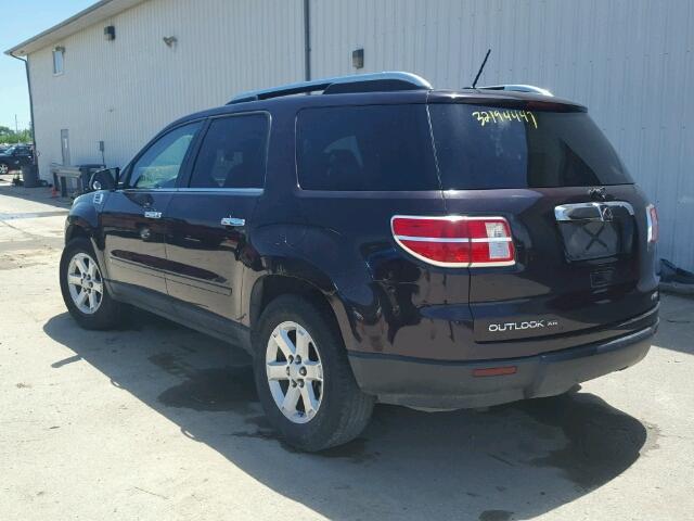 5GZEV23D09J128830 - 2009 SATURN OUTLOOK XR იასამნისფერი ფოტო 3