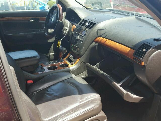 5GZEV23D09J128830 - 2009 SATURN OUTLOOK XR იასამნისფერი ფოტო 5