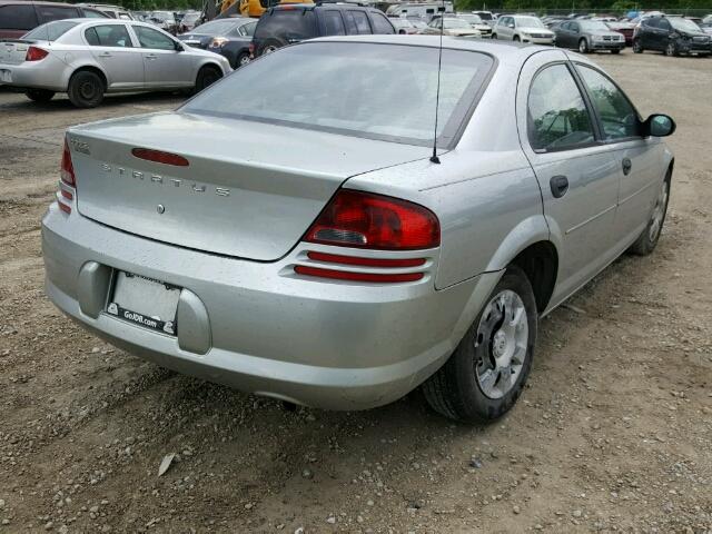 1B3EL36X44N285363 - 2004 DODGE STRATUS SE GREEN photo 4