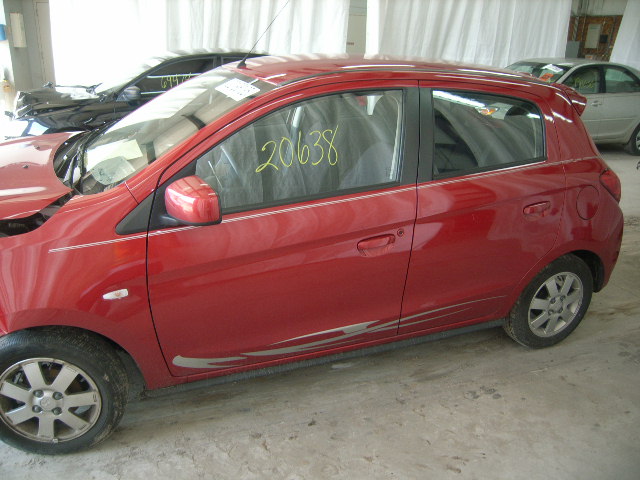 ML32A4HJ0EH012610 - 2014 MITSUBISHI MIRAGE ES RED photo 10