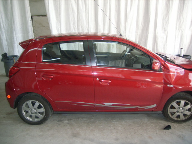 ML32A4HJ0EH012610 - 2014 MITSUBISHI MIRAGE ES RED photo 9