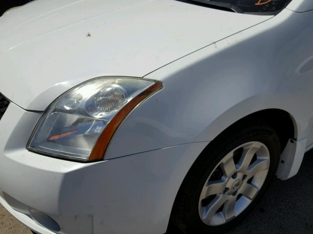 3N1AB61E19L608706 - 2009 NISSAN SENTRA 2.0 WHITE photo 9