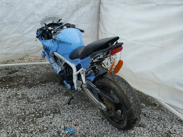 MLHRC7406E5000741 - 2014 HONDA CBR650 F BLUE photo 3