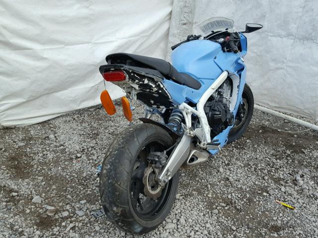 MLHRC7406E5000741 - 2014 HONDA CBR650 F BLUE photo 4