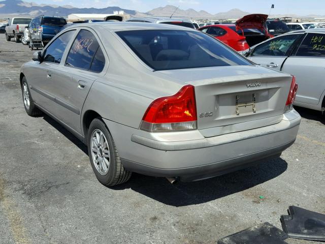 YV1RS64A742329323 - 2004 VOLVO S60 GOLD photo 3