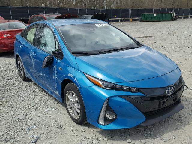 JTDKARFP4H3035813 - 2017 TOYOTA PRIUS PRIM BLUE photo 1