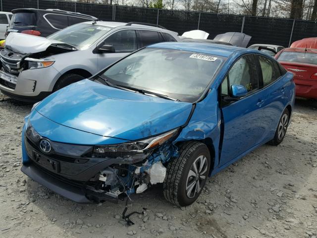 JTDKARFP4H3035813 - 2017 TOYOTA PRIUS PRIM 蓝色 照片 2
