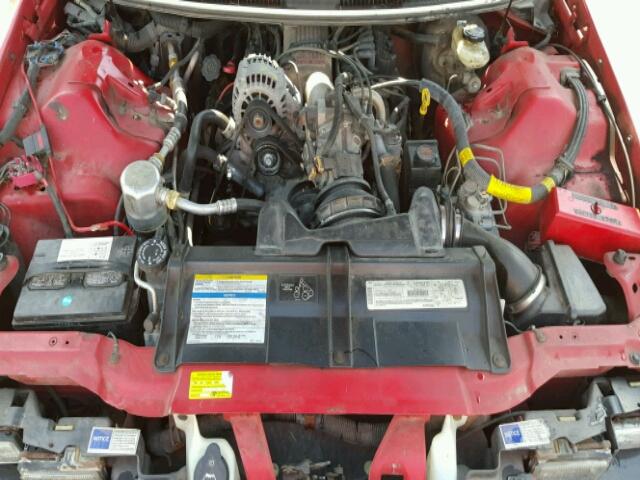 2G1FP22K7T2114153 - 1996 CHEVROLET CAMARO BAS RED photo 7