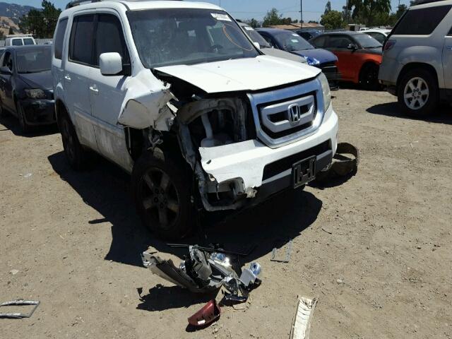 5FNYF38699B028440 - 2009 HONDA PILOT EXL WHITE photo 1