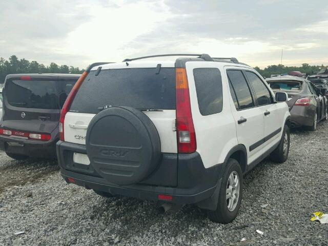 JHLRD78862C066233 - 2002 HONDA CR-V EX თეთრი ფოტო 4