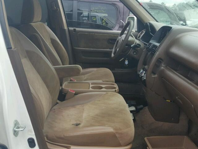 JHLRD78862C066233 - 2002 HONDA CR-V EX თეთრი ფოტო 5