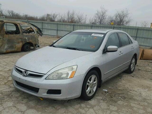 1HGCM56777A031206 - 2007 HONDA ACCORD EX SILVER photo 2