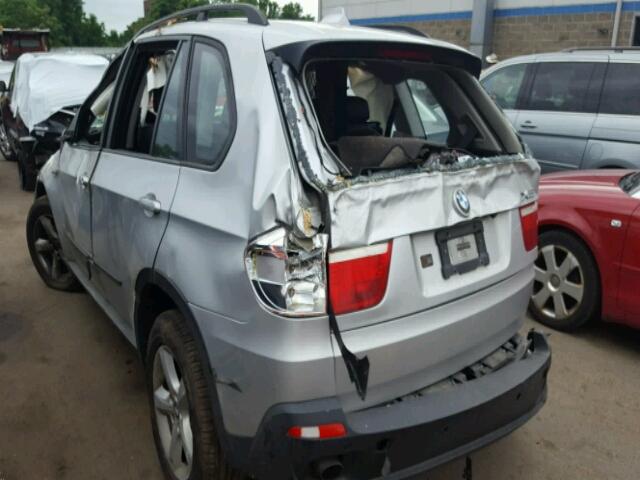 5UXFE435X8L006584 - 2008 BMW X5 3.0I SILVER photo 3