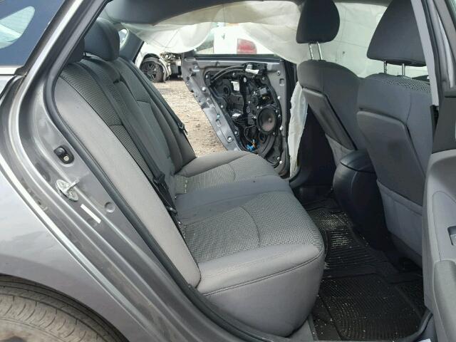 5NPEB4AC3BH079069 - 2011 HYUNDAI SONATA GLS GRAY photo 6