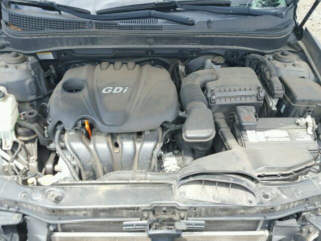 5NPEB4AC3BH079069 - 2011 HYUNDAI SONATA GLS GRAY photo 7