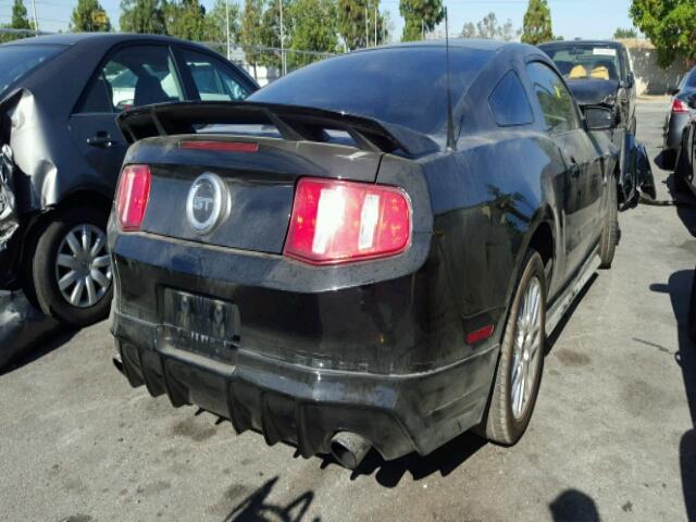 1ZVBP8CF8C5200549 - 2012 FORD MUSTANG GT BLACK photo 4