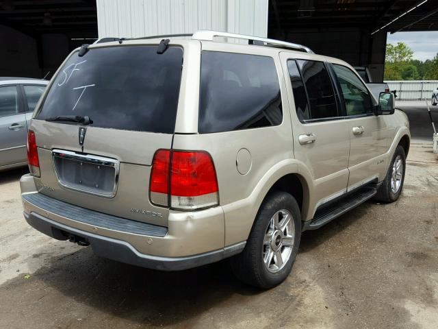 5LMEU68H95ZJ25100 - 2005 LINCOLN AVIATOR TAN photo 4