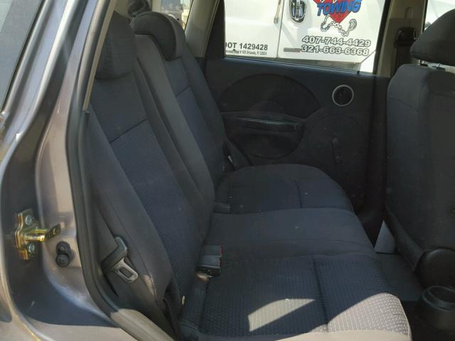 KL1TD66627B762204 - 2007 CHEVROLET AVEO BASE Күміс фото 6