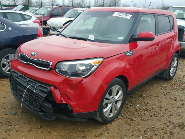 KNDJP3A54F7764851 - 2015 KIA SOUL + RED photo 2