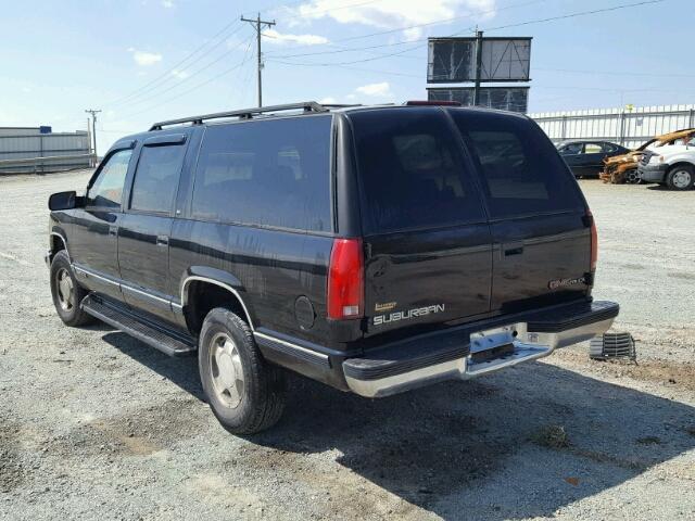 3GKFK16R5VG519052 - 1997 GMC SUBURBAN K BLACK photo 3