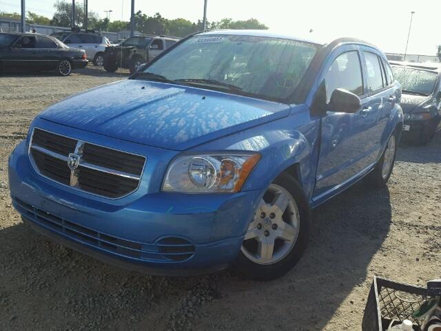 1B3HB48A59D180505 - 2009 DODGE CALIBER SX BLUE photo 2