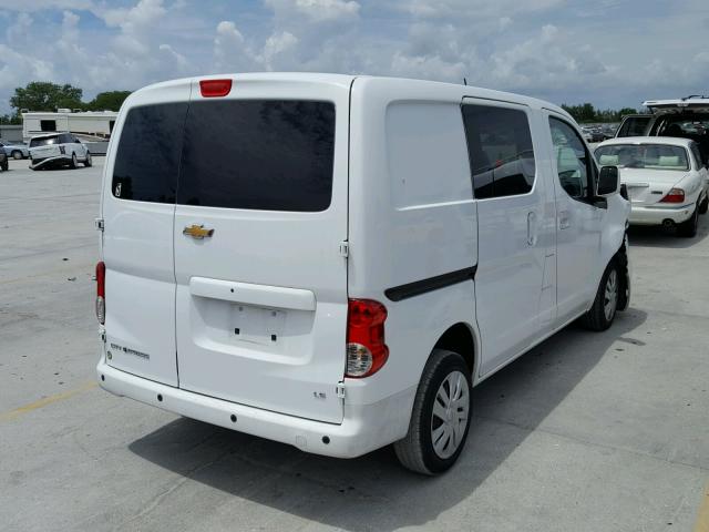 3N63M0YN8FK706925 - 2015 CHEVROLET CITY EXPRE WHITE photo 4