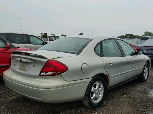 1FAFP53U66A179185 - 2006 FORD TAURUS BEIGE photo 4