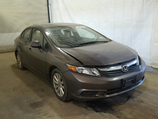 2HGFB2F98CH540252 - 2012 HONDA CIVIC EXL 灰色 照片 1