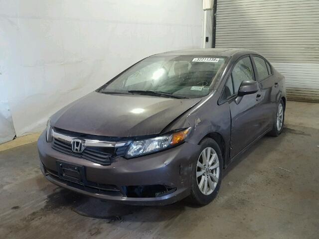 2HGFB2F98CH540252 - 2012 HONDA CIVIC EXL 灰色 照片 2