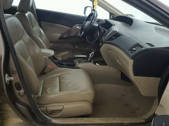 2HGFB2F98CH540252 - 2012 HONDA CIVIC EXL 灰色 照片 5