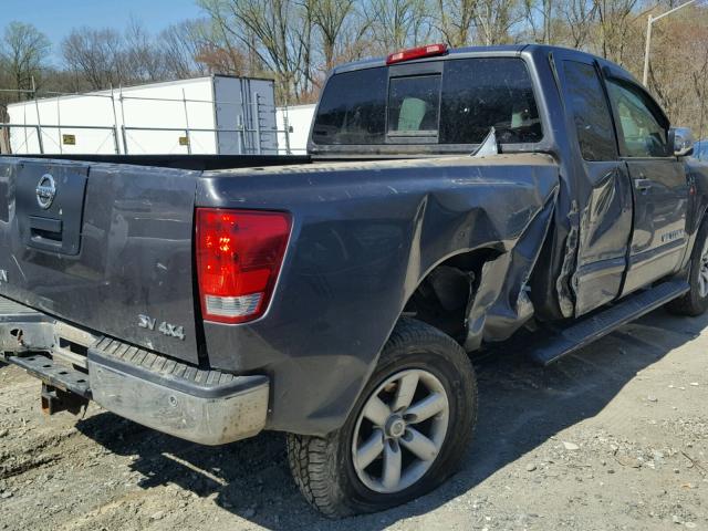 1N6AA0CC6CN329197 - 2012 NISSAN TITAN S GRAY photo 9