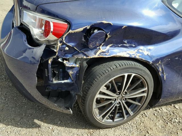JF1ZNAA16G8702167 - 2016 TOYOTA SCION FR-S BLUE photo 9
