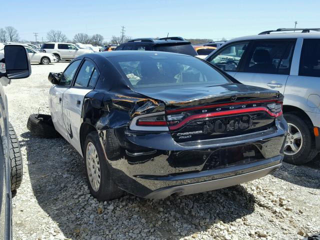 2C3CDXKT6HH584448 - 2017 DODGE CHARGER PO TWO TONE photo 3