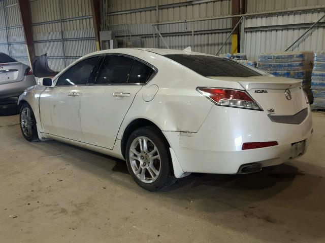 19UUA8F5XAA012198 - 2010 ACURA TL WHITE photo 3