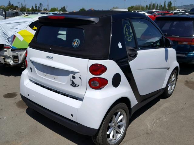 WMEEK31X19K300906 - 2009 SMART FORTWO PAS 白色 照片 4