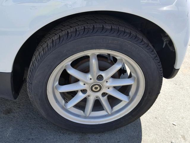 WMEEK31X19K300906 - 2009 SMART FORTWO PAS 白色 照片 9