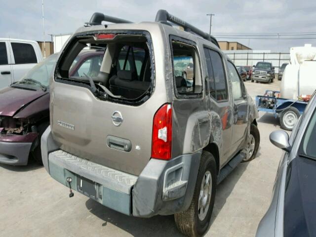 5N1AN08U97C544028 - 2007 NISSAN XTERRA GREEN photo 4