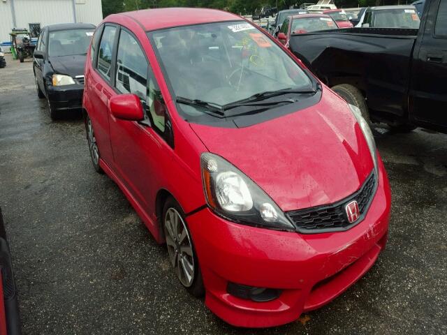 JHMGE8H52CC000999 - 2012 HONDA FIT SPORT RED photo 1