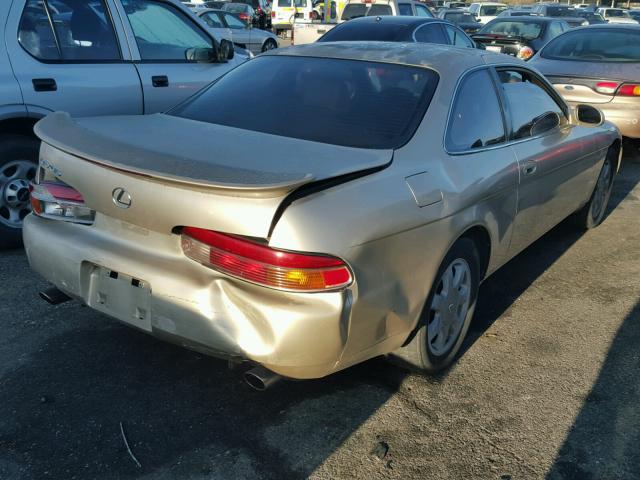 JT8UZ30C5S0045875 - 1995 LEXUS SC 400 BEIGE photo 4