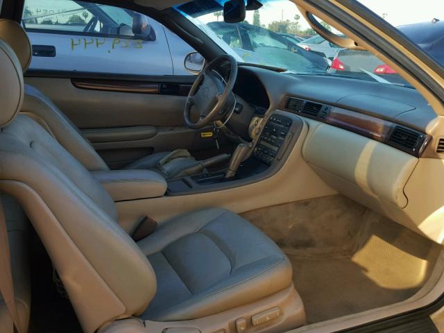 JT8UZ30C5S0045875 - 1995 LEXUS SC 400 BEIGE photo 5