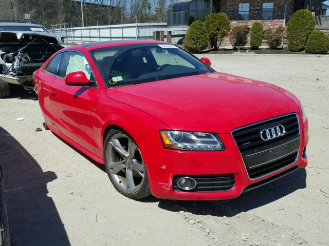 WAUDK78TX9A033028 - 2009 AUDI A5 QUATTRO RED photo 1