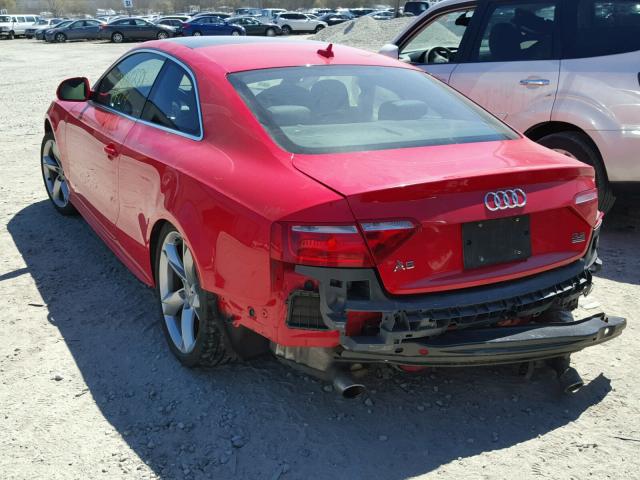 WAUDK78TX9A033028 - 2009 AUDI A5 QUATTRO RED photo 3