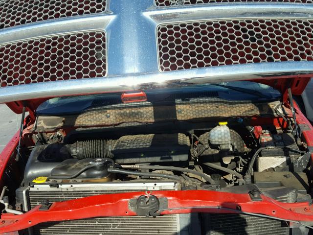 1D7HA18N42S630767 - 2002 DODGE RAM 1500 RED photo 7