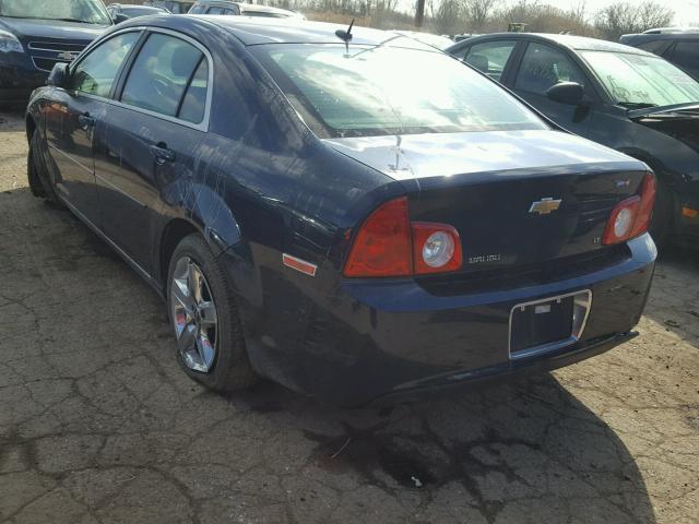 1G1ZH57B294164997 - 2009 CHEVROLET MALIBU 1LT BLUE photo 3