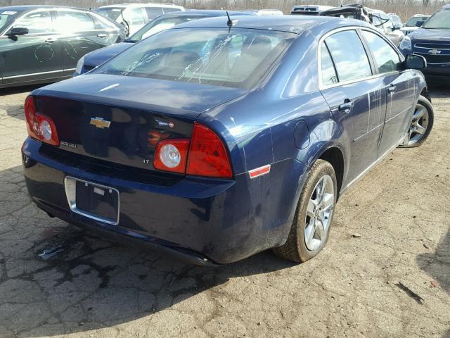 1G1ZH57B294164997 - 2009 CHEVROLET MALIBU 1LT BLUE photo 4