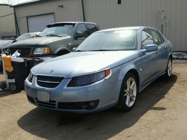 YS3ED45G583511181 - 2008 SAAB 9-5 2.3T BLUE photo 2